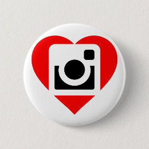Es plattiert Instagram Lover Button