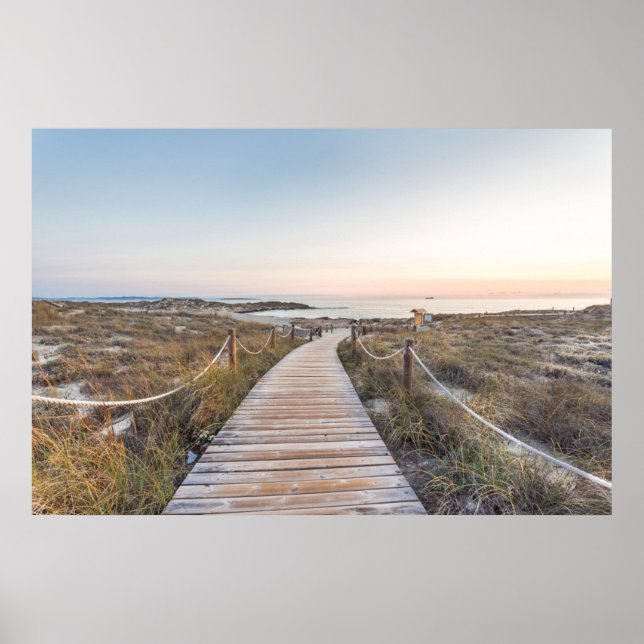 Es Pujols Beach Poster (Vorne)