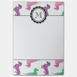 Es regnet Dackeln Post-it Klebezettel