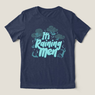 Es regnet Männer - dunkler Spaß Tri-Blend Shirt