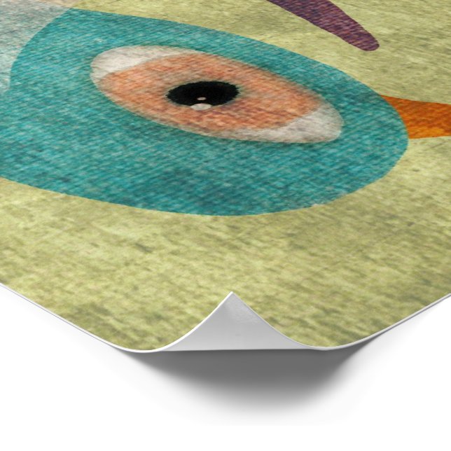 Es regnet. poster (Ecke)