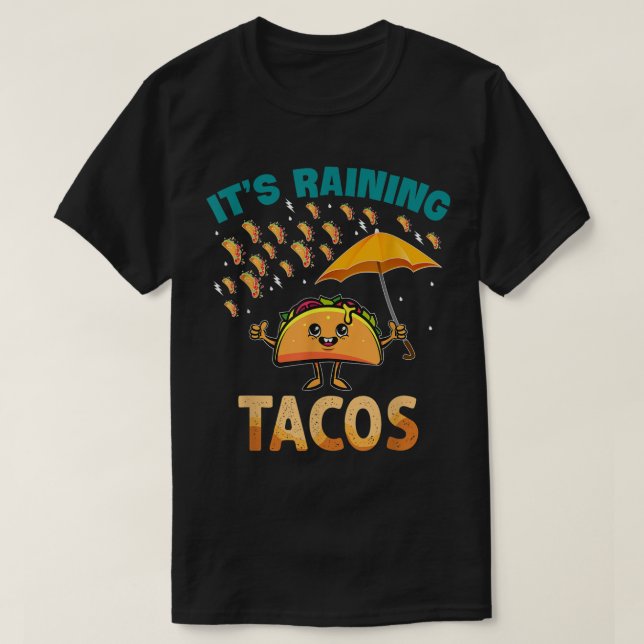 Es regnet Tacos Funny Taco Kinder Mädchen Jungen G T-Shirt (Design vorne)