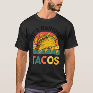 Es regnet Tacos Kids Jugend mexikanisches Essen T-Shirt