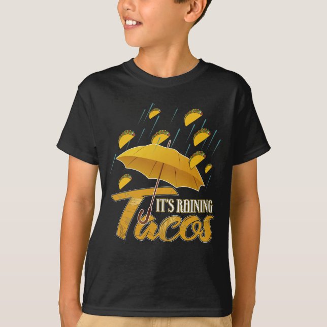 Es regnet Tacos T-Shirt (Vorderseite)