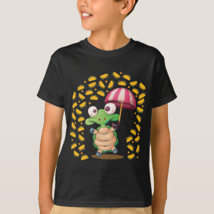 Es regnet Tacos Turtle mexikanisches Essen Lover T-Shirt