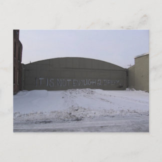 es reicht nicht aus 2 Traum Postkarte