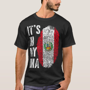 Es_s in meiner DNA stolz peruanischen amerikanisch T-Shirt