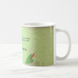 Es sagt nie im Leben Lebewohl Kaffeetasse
