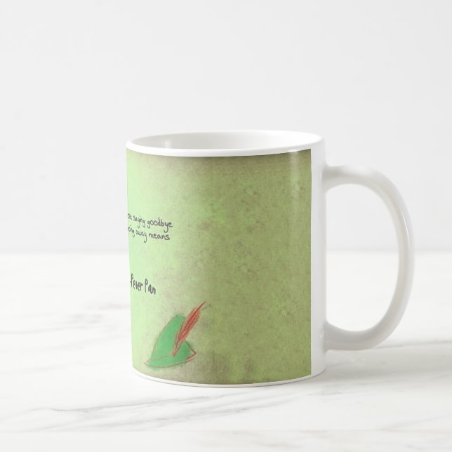 Es sagt nie im Leben Lebewohl Kaffeetasse (Rechts)