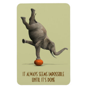 Es scheint immer unmöglich, bis es fertig ist magnet