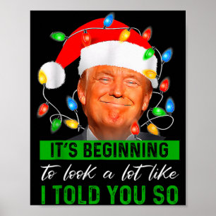 Es sieht ganz danach aus, als hätte ich dir gesagt poster