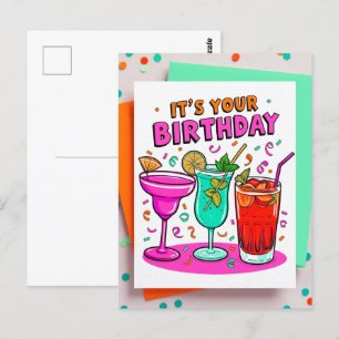 Es sind deine Geburtstagspostkarten Postkarte
