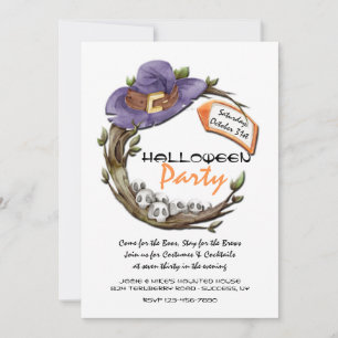 Es sind Halloween-Party-Einladungen Einladung