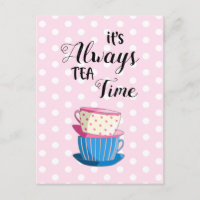 Es sind immer Tea Time Quote Party Cups