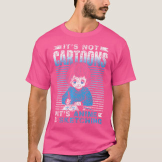 Es sind nicht Cartoon, sondern ein Skizzenseher T-Shirt