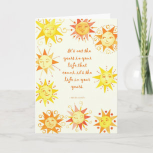 Es sind nicht die Jahre... Karte