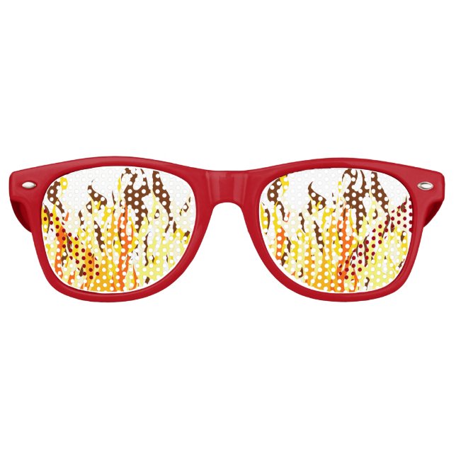 Es sind Party-Shades von Lit-Fire und Flames Sonnenbrille (Vorderseite)