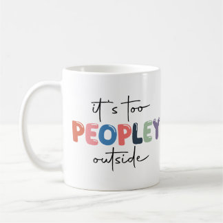 Es sind zu Leute außerhalb der Tasse