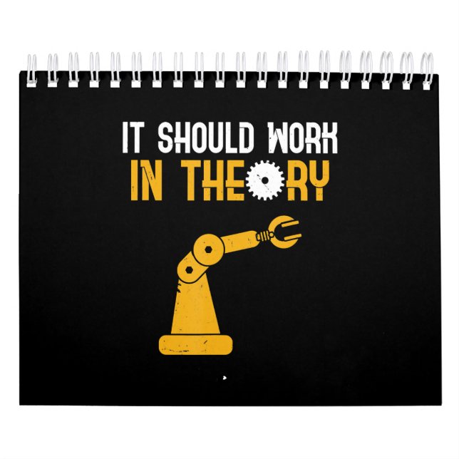 Es sollte Funny Robotics Lover Geschenk funktionie Kalender (Titelbild)