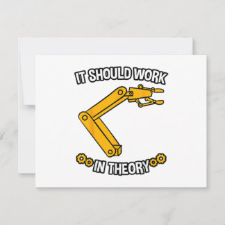 Es sollte in der Theoretiker-Hemd-Robotik-Ingenieu