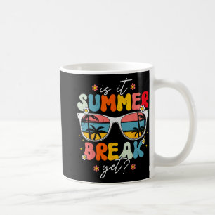 Es Sommer Bause noch Lehrer letzten Tag der Schule Kaffeetasse