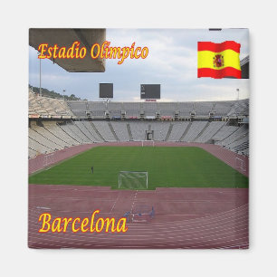 ES - Spanien - Barcelona - olympischer Staat Magnet