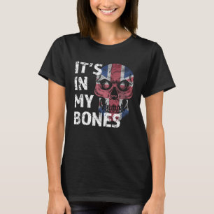 Es steckt in meinen Knochen Britische Flagge Union T-Shirt
