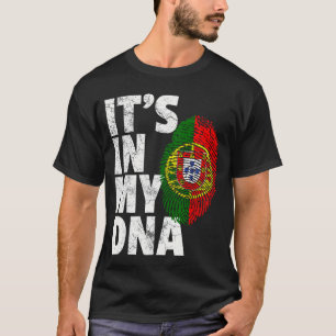 Es steckt in meiner DNA Portugiesische Portugal-Fl T-Shirt