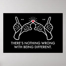 Es stimmt nichts damit, anders zu sein poster