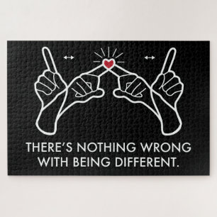 Es stimmt nichts damit, anders zu sein puzzle