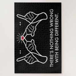 Es stimmt nichts damit, anders zu sein puzzle