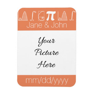 Es summiert sich in Coral Save-the-Date Magnet