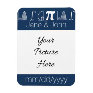 Es summiert sich in Navy Save-the-Date Magnet