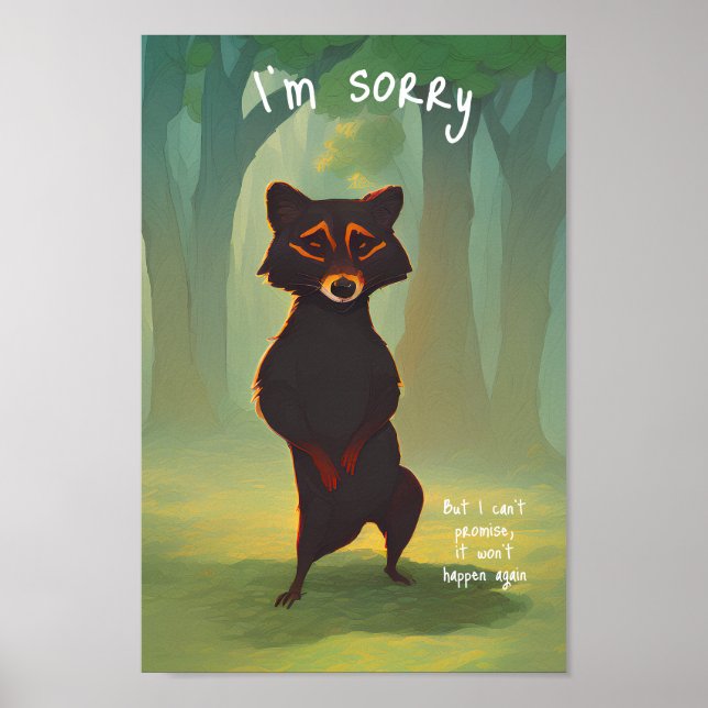 Es tut mir leid, aber ich kann nicht versprechen,  poster (Vorne)