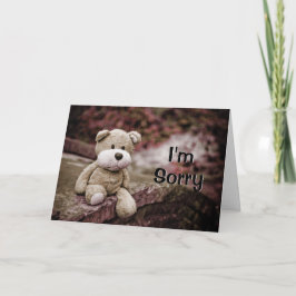 Es tut mir leid, bitte verzeihen karte