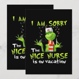 Es tut mir leid, dass die schöne Krankenschwester Dankeskarte