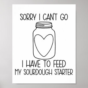 Es tut mir leid, dass ich nicht gehen kann, ich mu poster