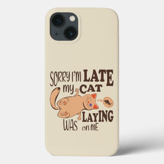 Es tut mir leid, dass ich zu spät dran bin Case-Mate iPhone hülle (Rückseite)