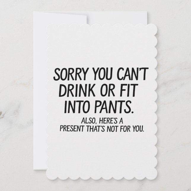 Es tut mir leid, dass Sie keine Schwangerschaft tr Einladung (Vorderseite)