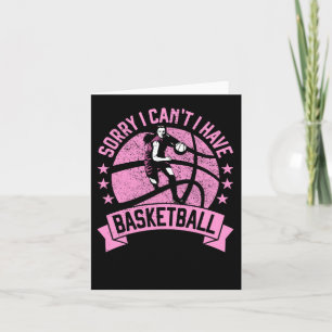 Es tut mir leid, ich kann keinen Basketball Girls Karte