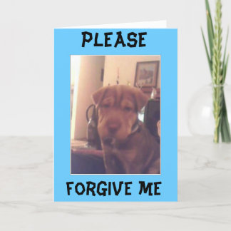 Es tut mir leid karte