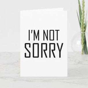 Es tut mir leid karte