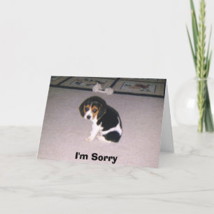 Es tut mir leid karte