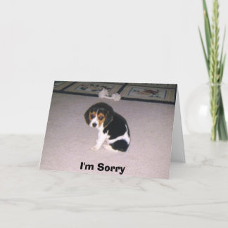 Es tut mir leid karte