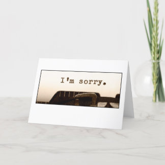 Es tut mir leid karte