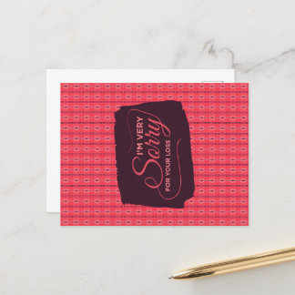 Es tut mir sehr leid, dass du vertikal geklatscht  postkarte