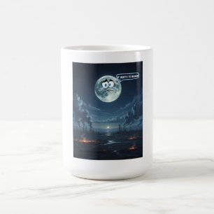 Es tut weh zu sehen - wenn der Mond Tasse sprechen