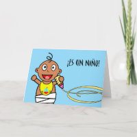 Es-UNO Niño! Glückwünsche auf Baby auf spanisch