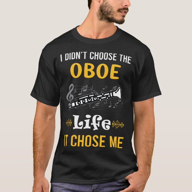 Es wählte mich Oboe T-Shirt (Vorderseite)