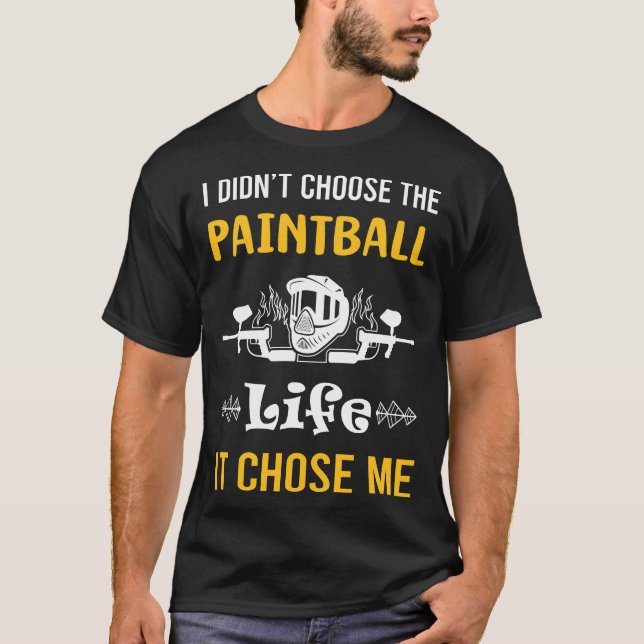 Es wählte mich Paintball T-Shirt (Vorderseite)